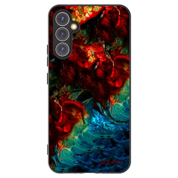 Picasee Μαύρη θήκη σιλικόνης για Samsung Galaxy A34 5G A346B - Universe