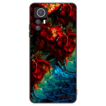 Picasee Μαύρη θήκη σιλικόνης για Xiaomi Redmi Note 12S - Universe
