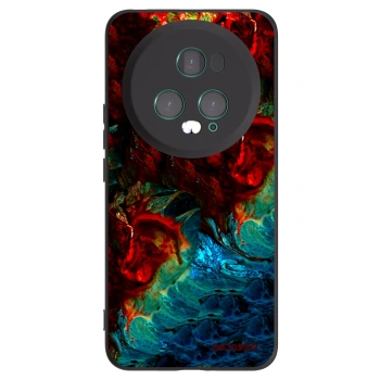 Picasee Μαύρη θήκη σιλικόνης για Honor Magic5 Pro - Universe