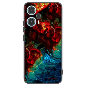 Picasee Μαύρη θήκη σιλικόνης για Xiaomi Poco F5 - Universe