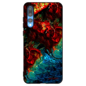 Picasee Μαύρη θήκη σιλικόνης για Huawei P20 Pro - Universe
