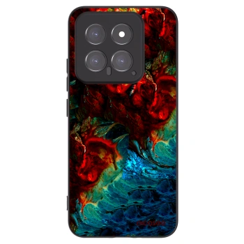 Picasee Μαύρη θήκη σιλικόνης για Xiaomi 14 - Universe