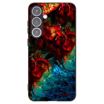 Picasee Μαύρη θήκη σιλικόνης για Samsung Galaxy S24+ S926B 5G - Universe