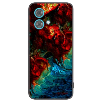 Picasee Μαύρη θήκη σιλικόνης για Motorola Edge 40 Neo - Universe