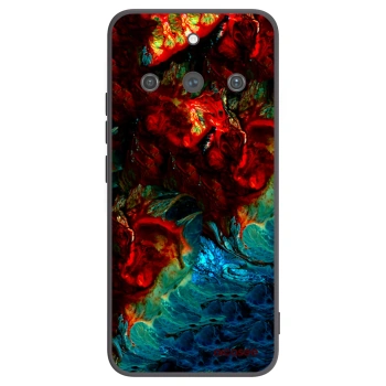 Picasee Μαύρη θήκη σιλικόνης για Realme 11 Pro+ - Universe