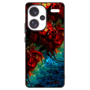 Picasee Μαύρη θήκη σιλικόνης για Xiaomi Redmi Note 13 Pro+ 5G - Universe