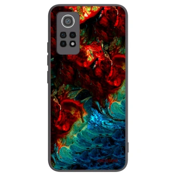 Picasee Μαύρη θήκη σιλικόνης για Xiaomi Redmi Note 12 Pro 4G - Universe