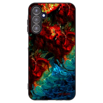 Picasee Μαύρη θήκη σιλικόνης για Samsung Galaxy A15 A156B 5G - Universe