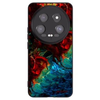 Picasee Μαύρη θήκη σιλικόνης για Xiaomi 14 Ultra - Universe