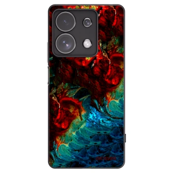 Picasee Μαύρη θήκη σιλικόνης για Xiaomi Redmi Note 13 Pro 4G - Universe