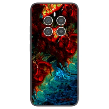 Picasee Μαύρη θήκη σιλικόνης για Realme 12 Pro 5G - Universe