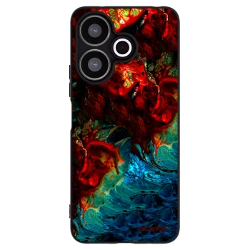 Picasee Μαύρη θήκη σιλικόνης για Xiaomi Redmi 13 4G - Universe