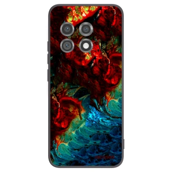 Picasee Μαύρη θήκη σιλικόνης για OnePlus 11 5G - Universe