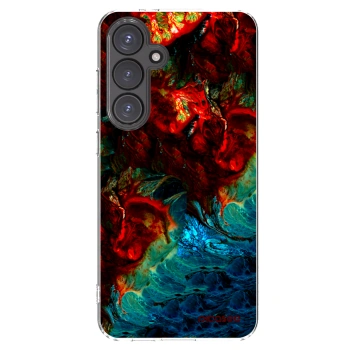 Picasee διαφανής θήκη σιλικόνης Samsung Galaxy S24 FE S721B - Universe
