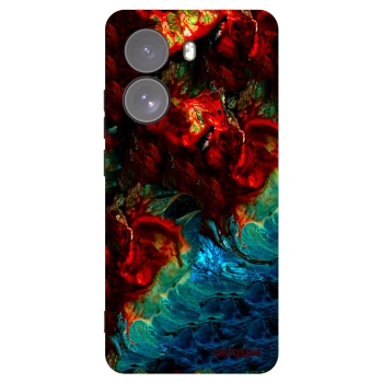 Picasee Μαύρη θήκη σιλικόνης για Xiaomi Poco X7 - Universe
