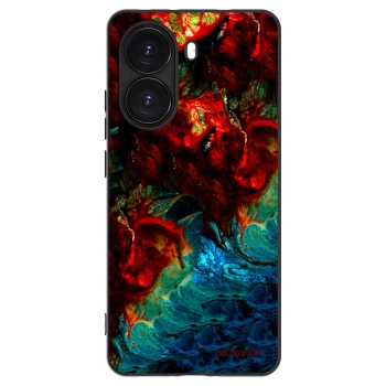 Picasee Μαύρη θήκη σιλικόνης για Xiaomi Poco X7 Pro 5G - Universe