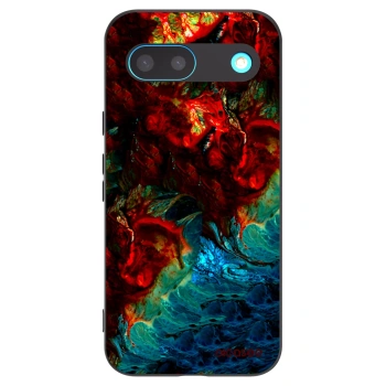 Picasee Μαύρη θήκη σιλικόνης για Google Pixel 8 - Universe