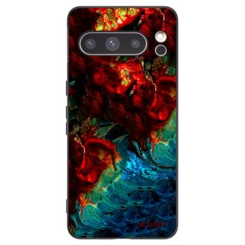 Picasee Μαύρη θήκη σιλικόνης για Google Pixel 8 Pro - Universe