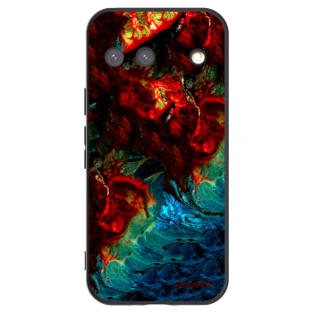Picasee Μαύρη θήκη σιλικόνης για Google Pixel 9 - Universe