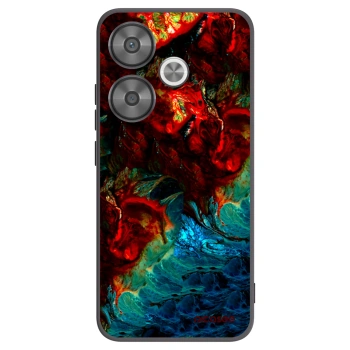 Picasee Μαύρη θήκη σιλικόνης για Xiaomi Poco F6 - Universe