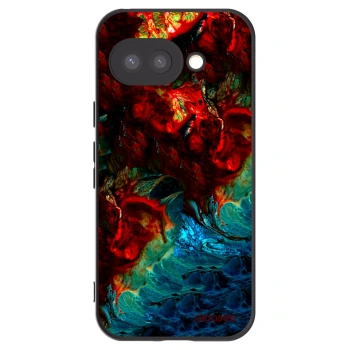Picasee Μαύρη θήκη σιλικόνης για Google Pixel 9a - Universe
