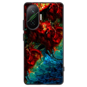 Picasee Μαύρη θήκη σιλικόνης για Xiaomi Poco F7 Pro 5G - Universe