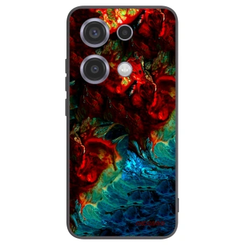 Picasee Μαύρη θήκη σιλικόνης για Xiaomi Redmi Note 14S - Universe