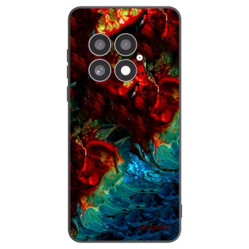 Picasee Μαύρη θήκη σιλικόνης για OnePlus 13 5G - Universe