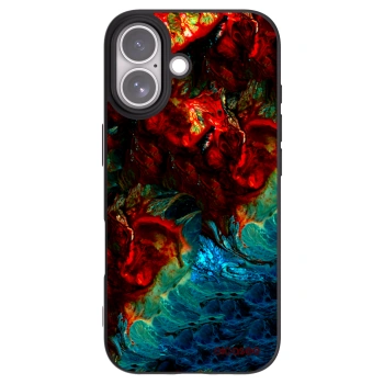 Picasee Μαύρη θήκη σιλικόνης για Apple iPhone 17 - Universe