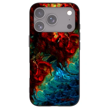 Picasee Μαύρη θήκη σιλικόνης για Apple iPhone 17 Pro - Universe