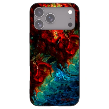 Picasee Μαύρη θήκη σιλικόνης για Apple iPhone 17 Pro Max - Universe