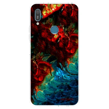 Picasee διαφανής θήκη σιλικόνης Huawei Y6 2019 - Universe