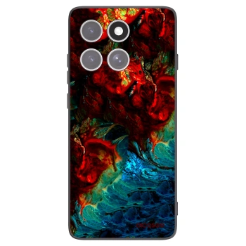 Picasee Μαύρη θήκη σιλικόνης για Motorola Edge 60 Fusion - Universe