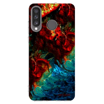 Picasee διαφανής θήκη σιλικόνης Huawei P30 Lite - Universe
