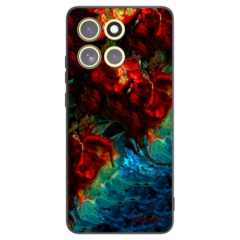 Picasee Μαύρη θήκη σιλικόνης για Motorola Moto G86 Power 5G - Universe