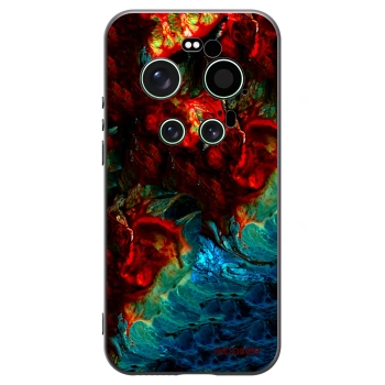 Picasee Μαύρη θήκη σιλικόνης για Xiaomi 17 Ultra - Universe