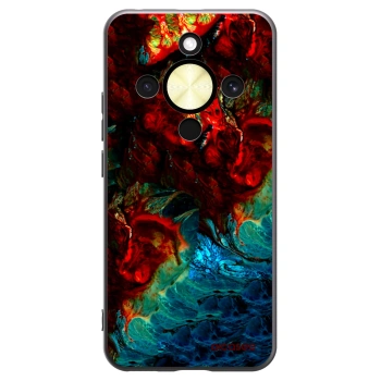 Picasee Μαύρη θήκη σιλικόνης για Honor Magic8 Lite 5G - Universe