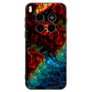 Picasee Μαύρη θήκη σιλικόνης για Vivo X300 Pro - Universe