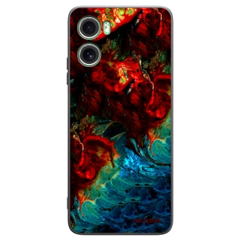 Picasee Μαύρη θήκη σιλικόνης για Motorola Moto G06 - Universe