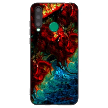 Picasee Μαύρη θήκη σιλικόνης για Honor 20 Lite - Universe