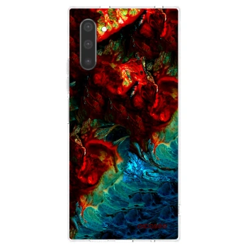 Picasee διαφανής θήκη σιλικόνης Samsung Galaxy Note 10 N970F - Universe