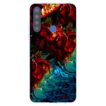 Picasee διαφανής θήκη σιλικόνης Xiaomi Redmi Note 8T - Universe