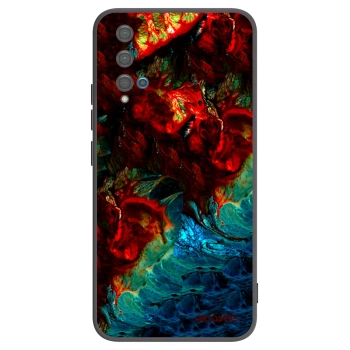 Picasee Μαύρη θήκη σιλικόνης για Huawei Nova 5T - Universe