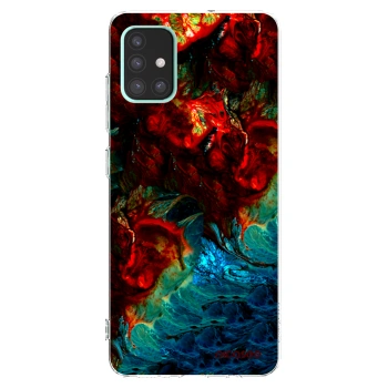 Picasee διαφανής θήκη σιλικόνης Samsung Galaxy A51 A515F - Universe