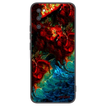 Picasee Μαύρη θήκη σιλικόνης για Samsung Galaxy S20 G980F - Universe