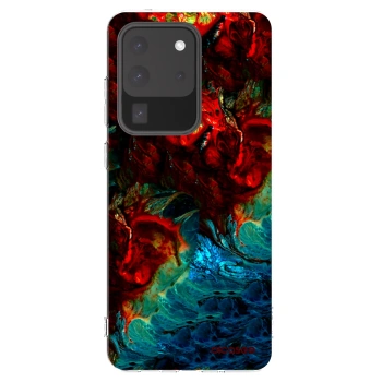 Picasee διαφανής θήκη σιλικόνης Samsung Galaxy S20 Ultra 5G G988F - Universe