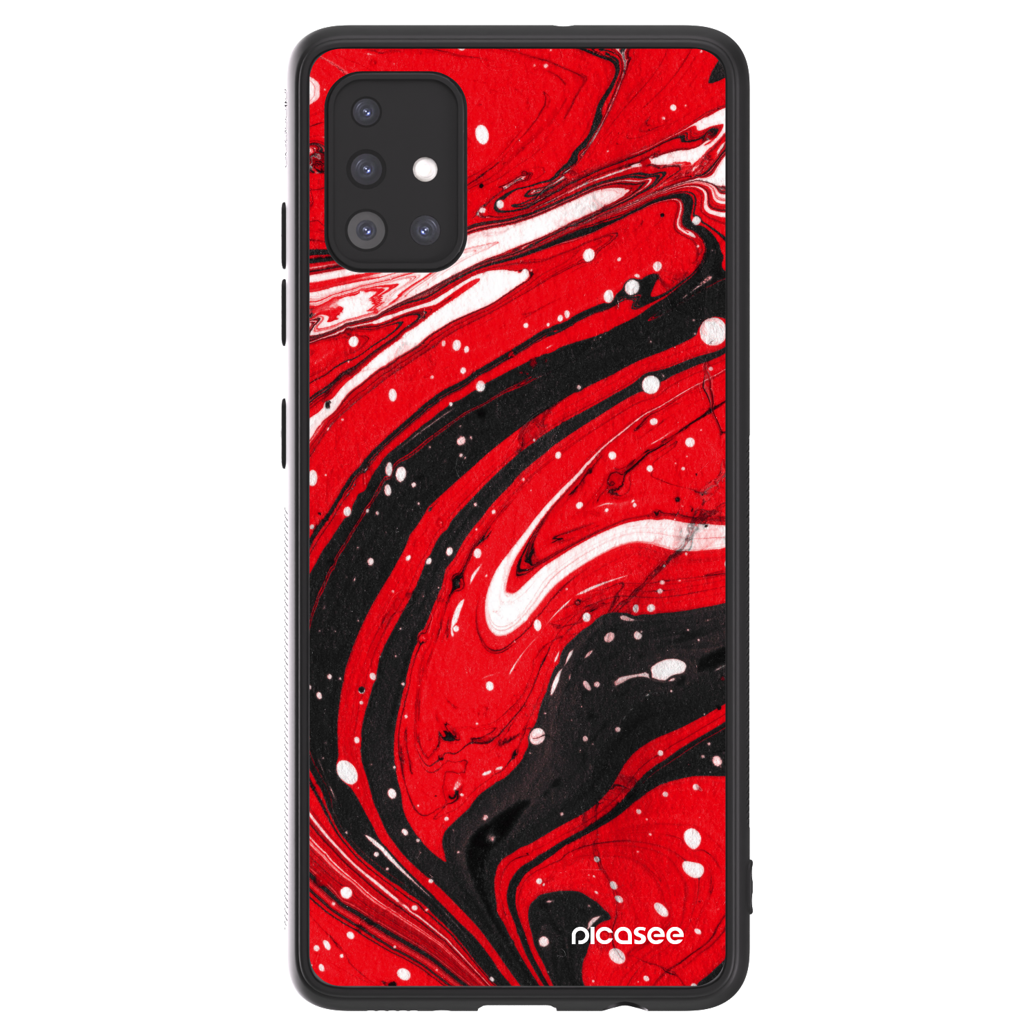 Picasee ULTIMATE CASE για Samsung Galaxy A51 A515F - Red black