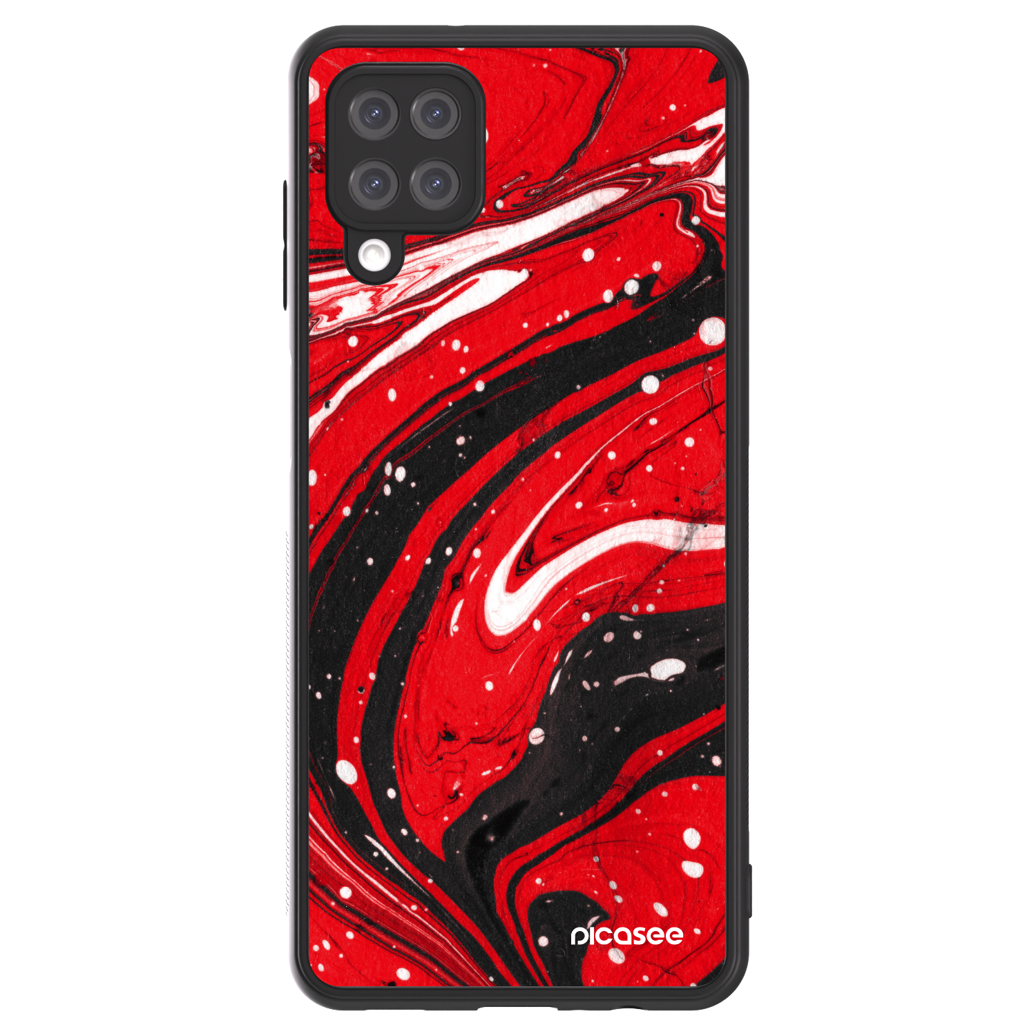 Picasee ULTIMATE CASE για Samsung Galaxy A12 A125F - Red black