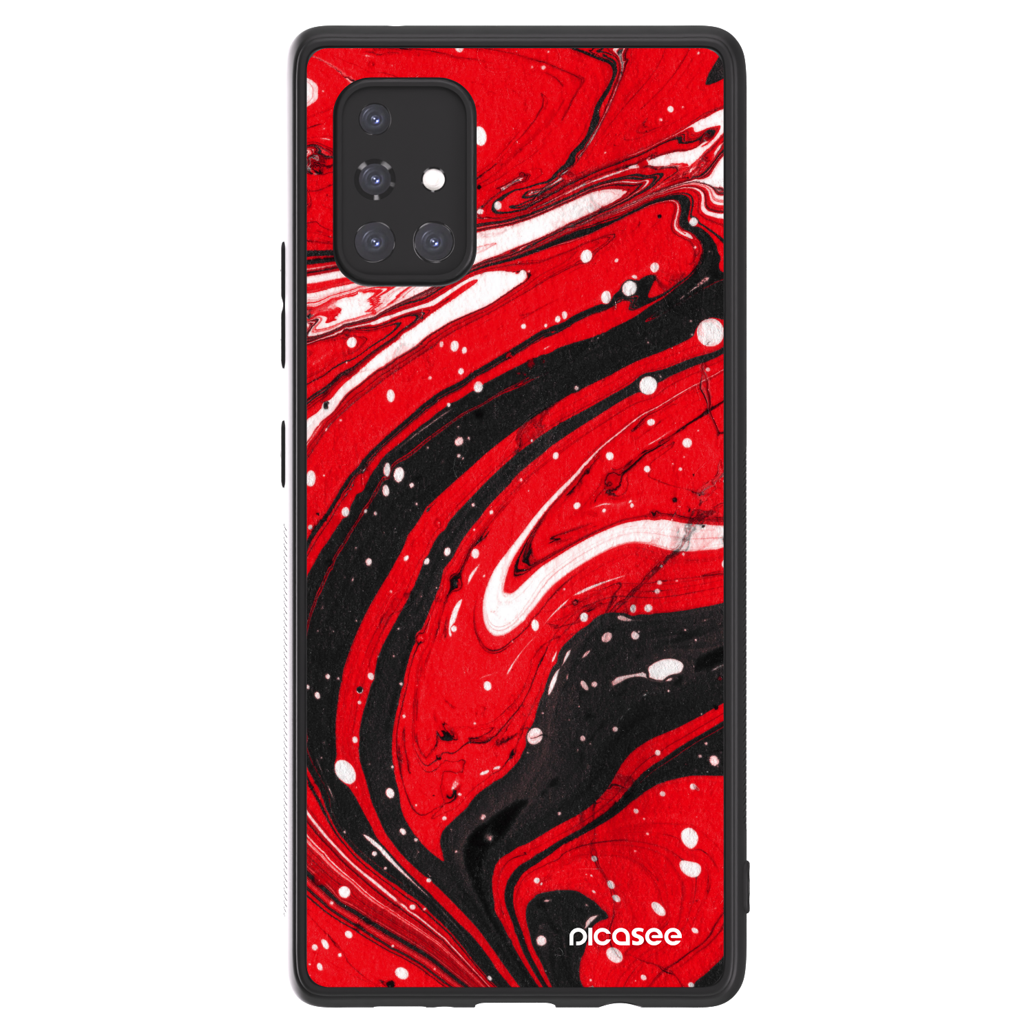 Picasee ULTIMATE CASE για Samsung Galaxy A71 A715F - Red black
