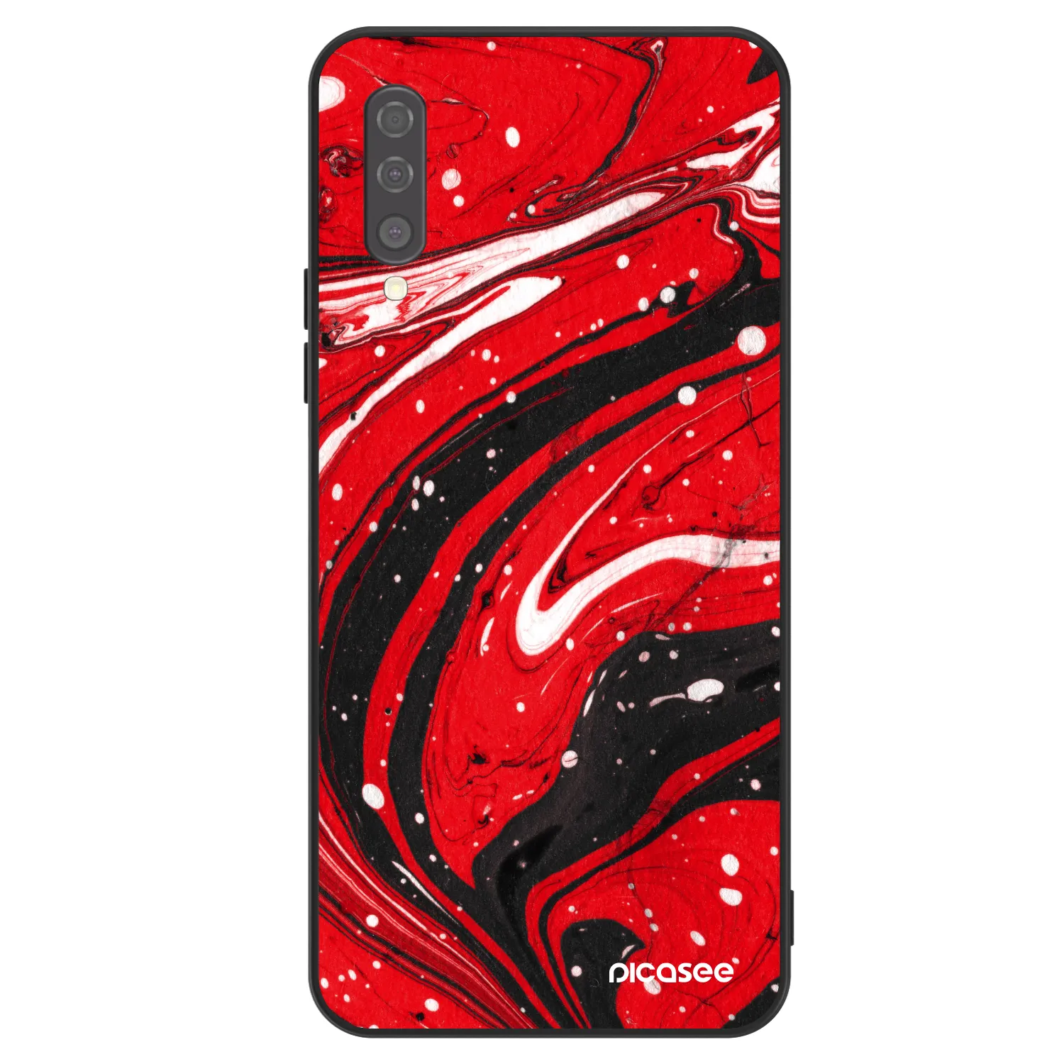 Picasee ULTIMATE CASE για Samsung Galaxy A50 A505F - Red black
